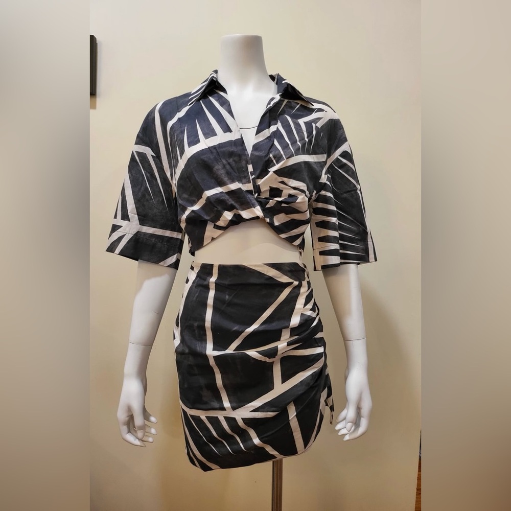 ZARA - Top & Skirt Set (Top sz M; Skirt sz S)